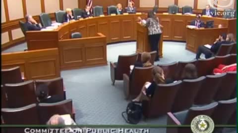 Texas House of Representatives Committee on Public Health March 24, 2015, Testimony with Q&A of Dawn
