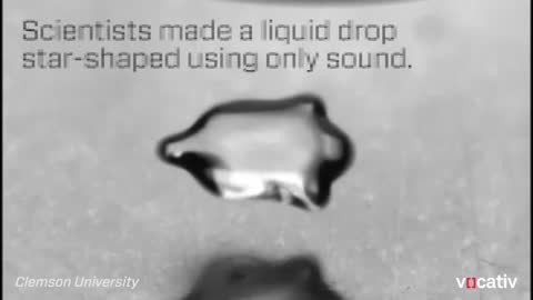 Star-Shaped Droplet Levitated By Ultrasound