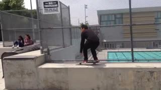 Collab copyright protection - skateboard compilation stair fail