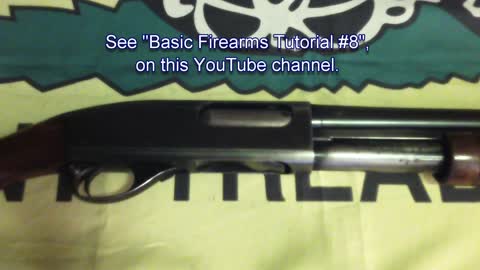 Basic Firearms Disassembly #7: Remington Model 870 slide-action shotgun