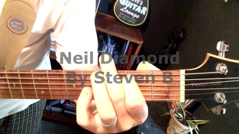 Sweet Caroline Neil Diamond Solo Guitar by Steven B