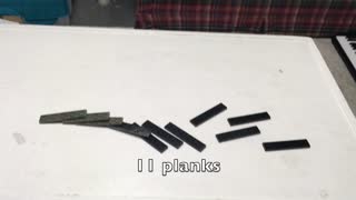 Bulk Dominoes group single chain planks record