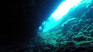 The thrill of Diving in an Underwater Cave