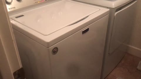 Our Maytag washing machine is making a strange noise.