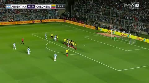 Messi Against Colombia