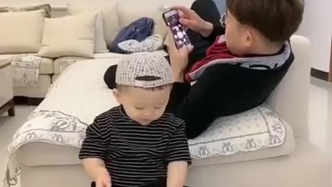 Smart little boy