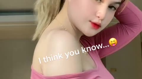 Hot girl in tiktok