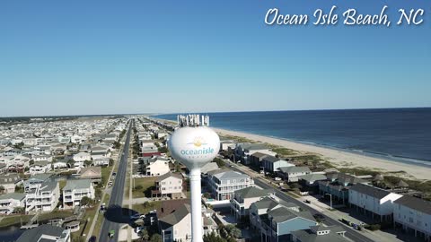 Ocean Isle Beach, North Carolina : Aerial View : 2022