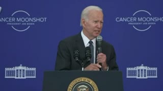 Biden discusses decrease in cancer deaths