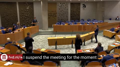 The Entire Dutch Cabinet STORMS out the Building After Having Their Egos Shattered by Thierry Baudet.