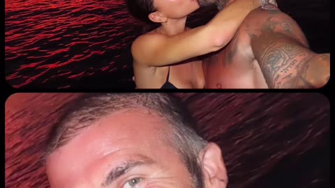 David and Victoria share kiss in ultra-loved-up romantic photo 😘👩‍❤️‍💋‍👨👩‍❤️‍👨💕🌅🇭🇷