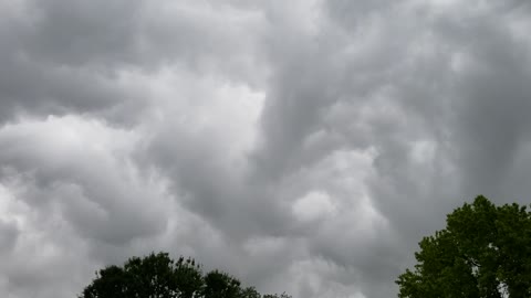 Crazy Swirling Storm Clouds