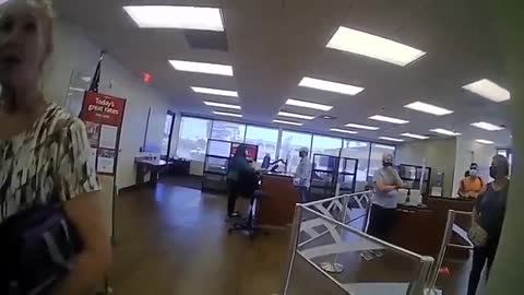Woman Attacked in Bank for No Mask.