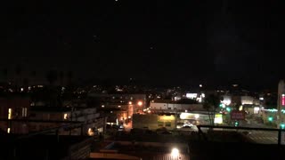 New Years Fireworks over Korea Town (Los Angeles) Pt. 3