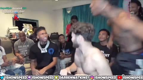 Speed Freestyles in front of NLE Choppa