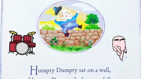 Humpty Dumpty Sat on a Wall Remix Version by @StorytimewithGitte | Humpty Dumpty song