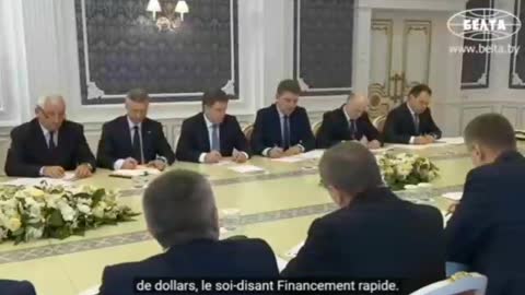 LE PRÉSIDENT LOUKACHENKO DÉNONCE ICI LE CHANTAGE DU FMI ET DE LA BANQUE MONDIALE !!!