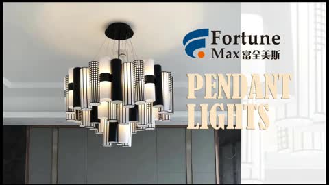 Unique pendant lights for hotel