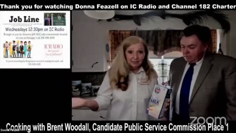 Online Interview of Cooking with Brent Woodall, Candidate for PSC Place 1