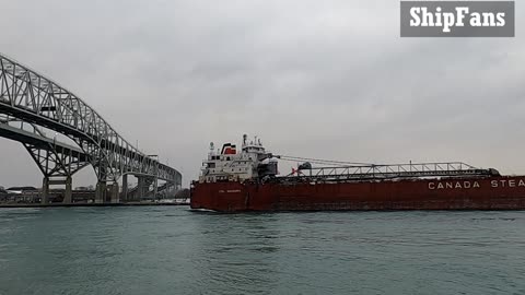 CSL Niagara Ship Upbound In Great Lakes