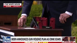 Joe Biden Does Show and Tell During Gun Control Speech