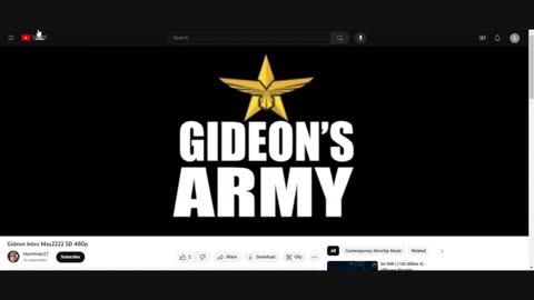 GIDEONS ARMY 11/16/23 @ 930 AM EST THURSDAY