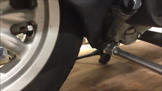 How To Remove The Rear Wheel On A Sachs Amici 125cc Scooter