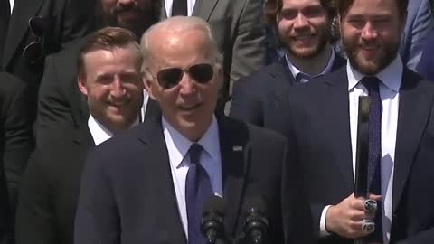 NHL Star Laughs Hysterically After Joe Biden Calls NHL Commissioner "Gary Batman”