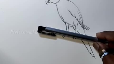 how to draw pachai kili ( parrot 🦜) _ 3d Drawing