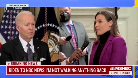 Angry Biden Lashes Out at Press for Grilling Him on Remark 'Putin Cannot Remain in Power'