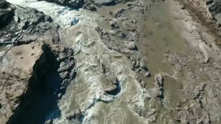Sanford Dam Drone Video Aftermath
