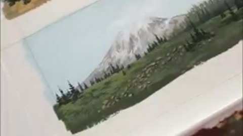 Mini landscape painting