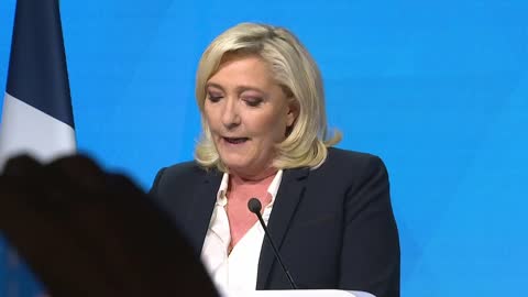 Discurso de la clasificada Marion Anne Perrine Le Pen: Pide el voto a los antiMacron