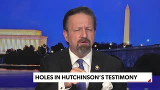 Holes in Hutchinson's Testimony. Sebastian Gorka on Newsmax