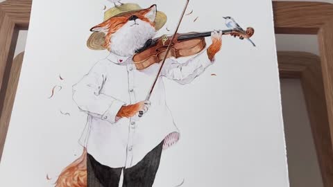 Watercolor｜Fox and Serenade 3
