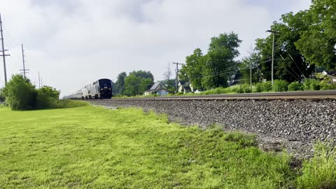 Amtrak #100 Blue 50th Anniversary Paint Scheme