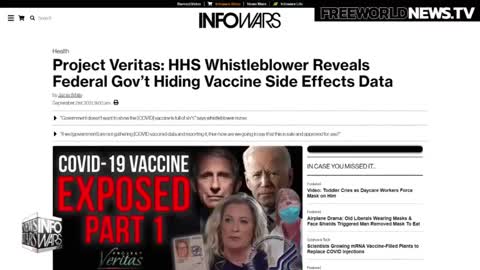 AJ - Sept 21, 2021 - James O'Keefe (Project Veritas) on HHS whistleblower Jodi O'Malley
