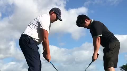 Here's how golfers perform their trust test