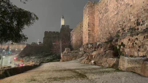 Neve em Jerusalém - Snow in Jerusalem