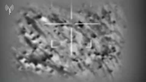 Footage of the destruction of Iranian drones during an attack on Israel is