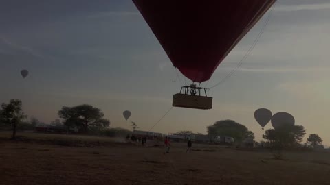 Balloon Flight Over Bagan, Myanmar