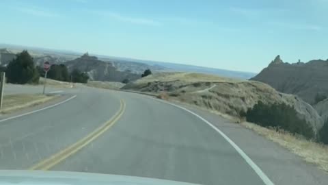 Badlands amazing national park in South Dakota