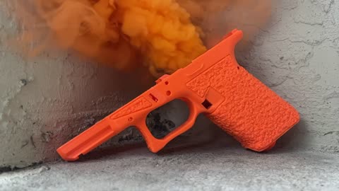 Orange smoke