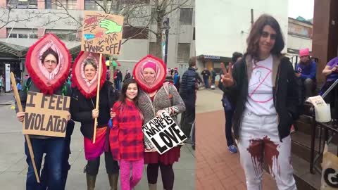 Contrast Women's March vs. March For Life