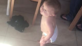 Baby Dances To Up Town