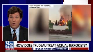 Tucker Carlson looks at how Justin Trudeau reacted to actual terrorists