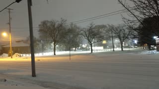 Big snowstorm in Jackson Michigan