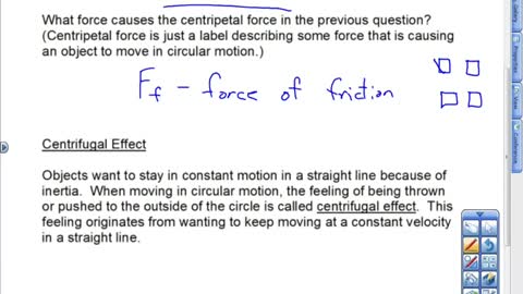 Centripetal Force Lesson