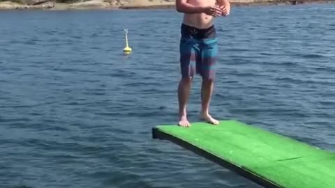 Collab copyright protection - green divingboard reverse cannonball