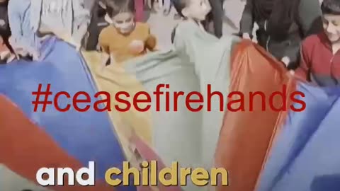 Waffenstillstand für die Kinder in Kriegen! #ceasefirehands